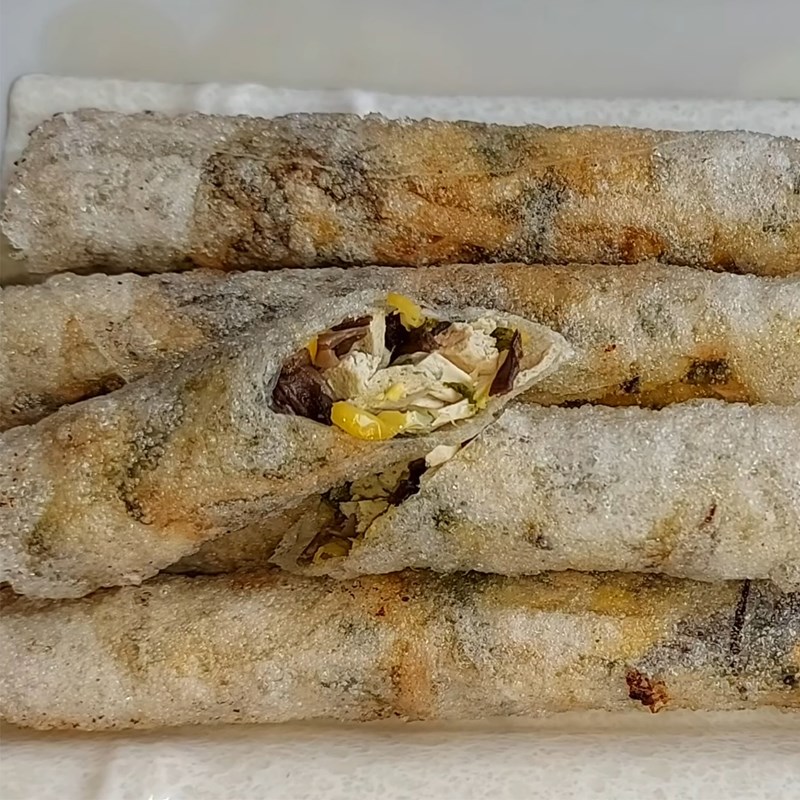 Bước 5 Thành phẩm Chả giò chay bánh tráng