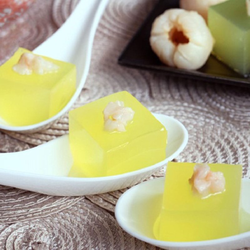 Bước 3 Thành phẩm Thạch vải soda