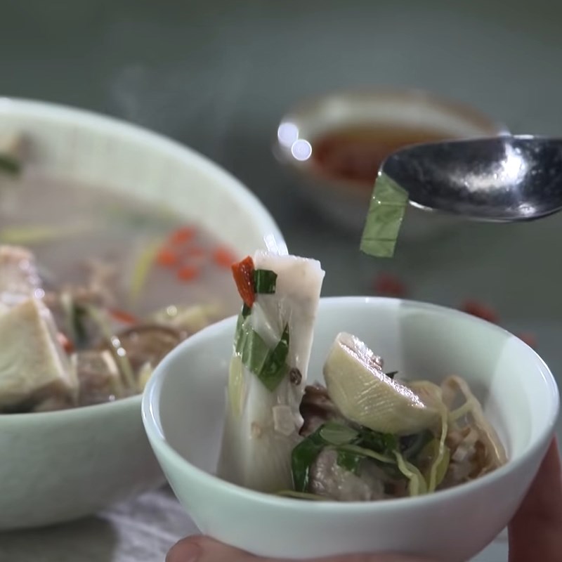 Bước 5 Thành phẩm Canh mít non nấu sườn