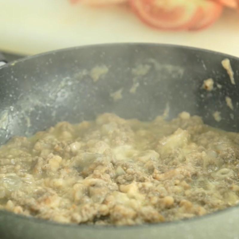 Bước 5 Làm thịt cua Canh cua tôm chua