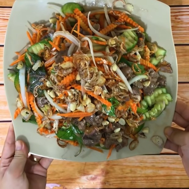 Bước 6 Thành phẩm Nộm bắp bò thập cẩm