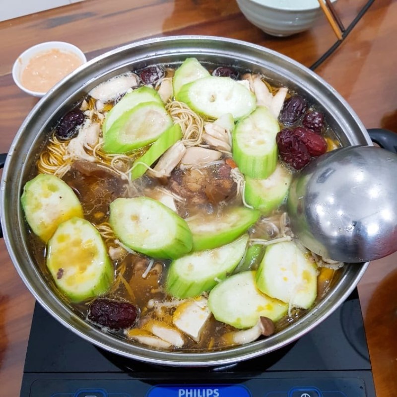 Bước 5 Thành phẩm Lẩu đuôi bò thuốc bắc bằng nồi áp suất