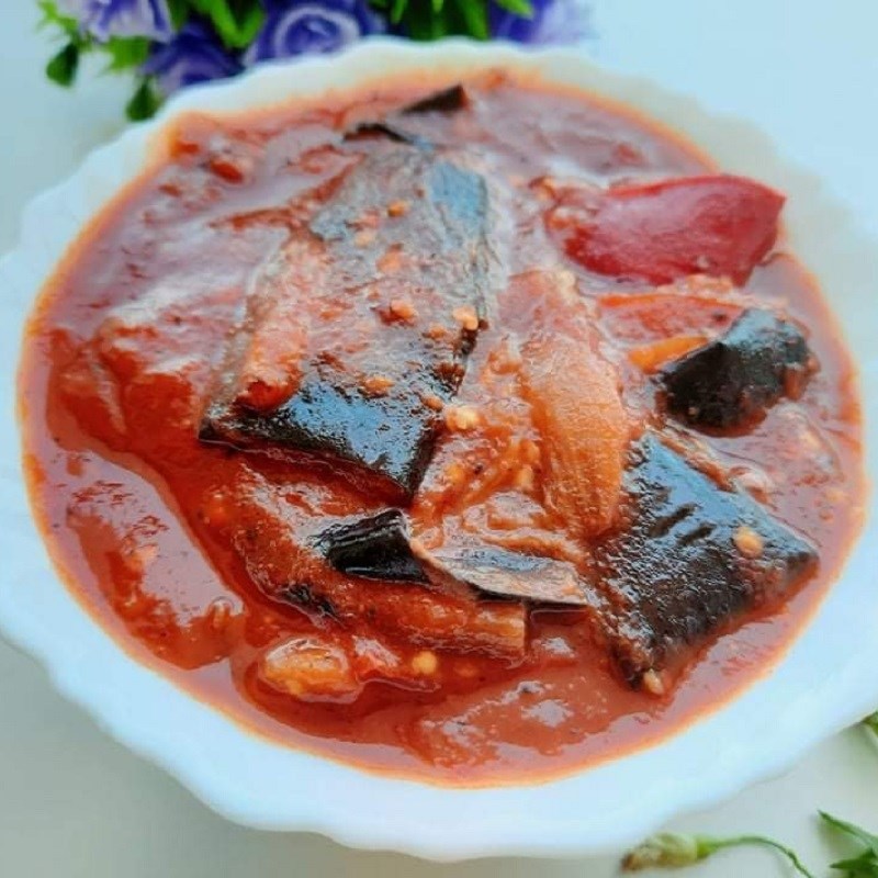 Bước 4 Thành phẩm Cà tím sốt cà chua