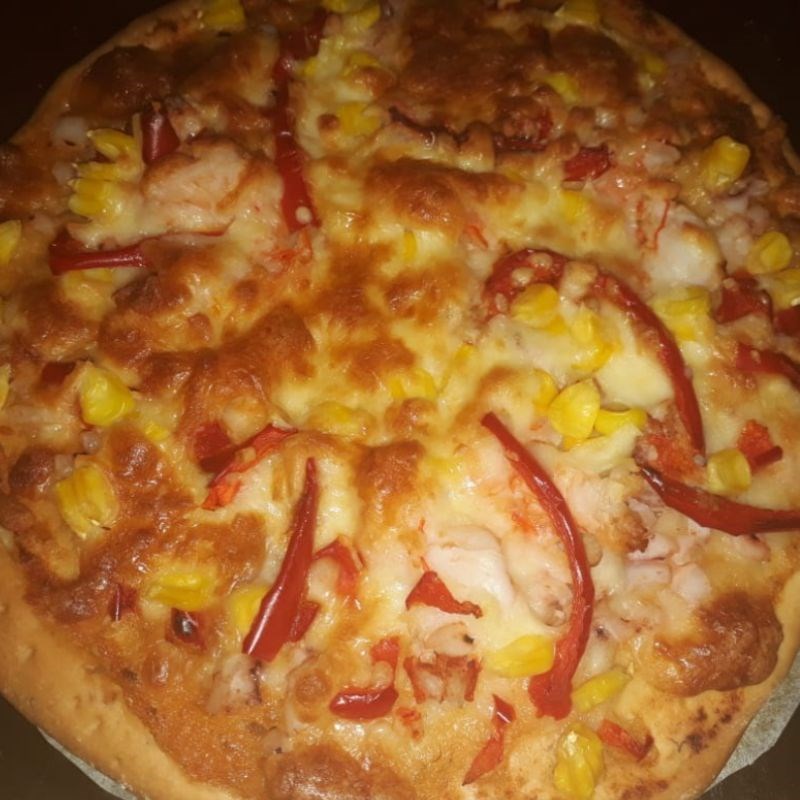 Bước 6 Thành phẩm Pizza hải sản phô mai (công thức được chia sẻ từ người dùng)