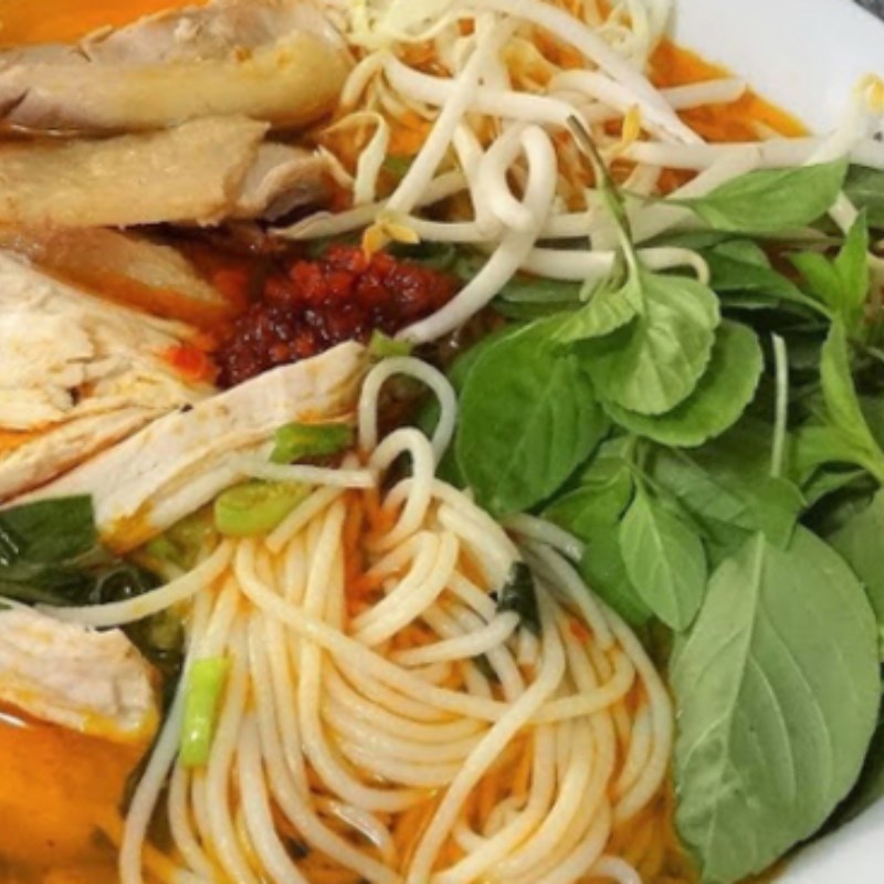 Bước 5 Thành phẩm Bún gà sa tế