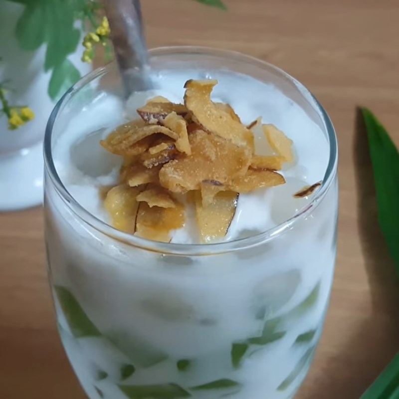 Bước 6 Thành phẩm Sữa chua thạch lá nếp trân châu