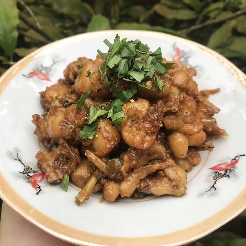 Bước 3 Thành phẩm Ếch xào sả ớt