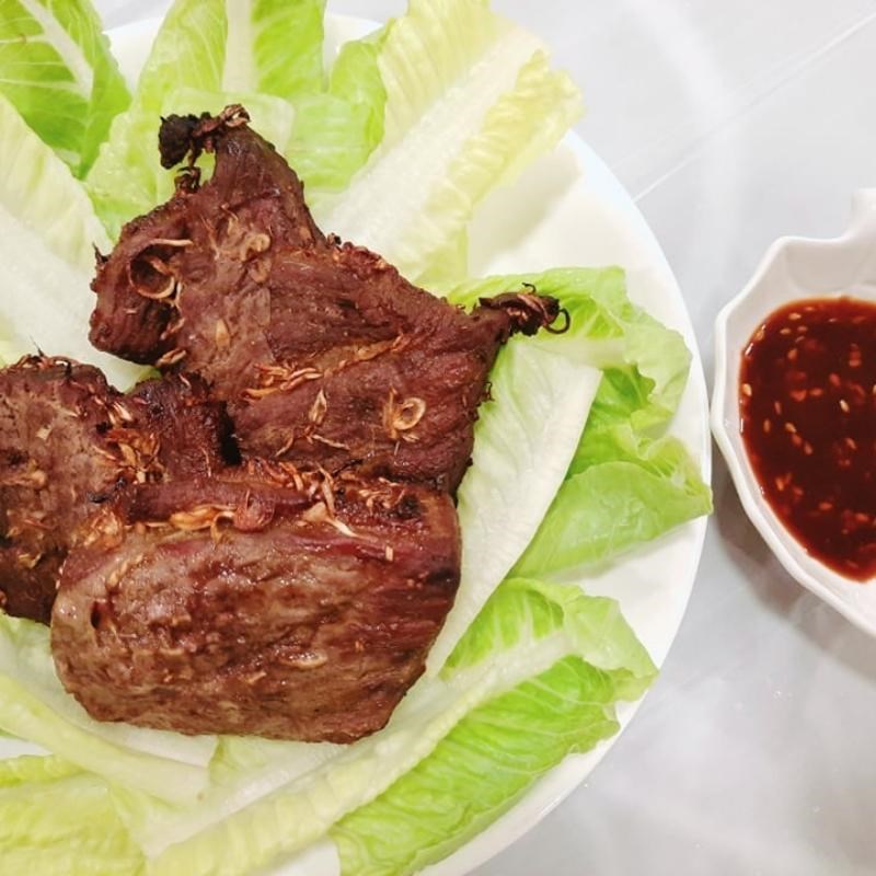 Bước 5 Thành phẩm Bò nướng ngũ vị bằng nồi nướng thủy tinh