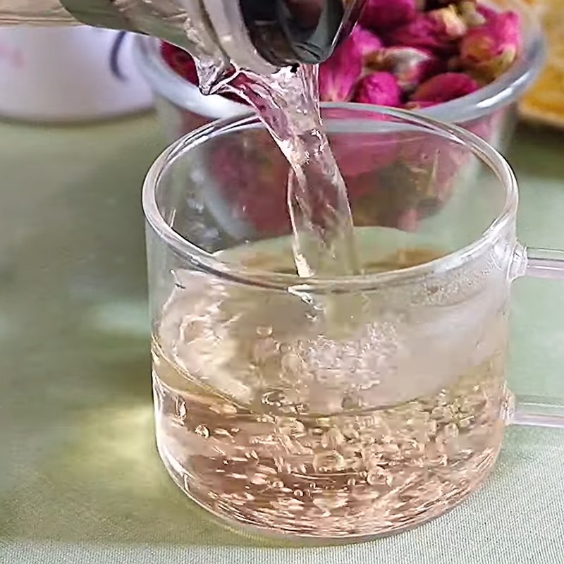 Bước 3 Thành phẩm Trà hoa hồng khô
