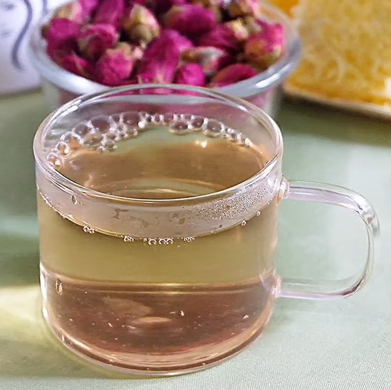 Bước 3 Thành phẩm Trà hoa hồng khô