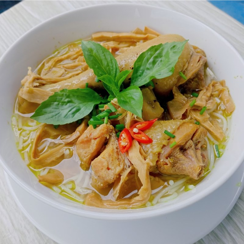 Bước 5 Thành phẩm Bún măng gà