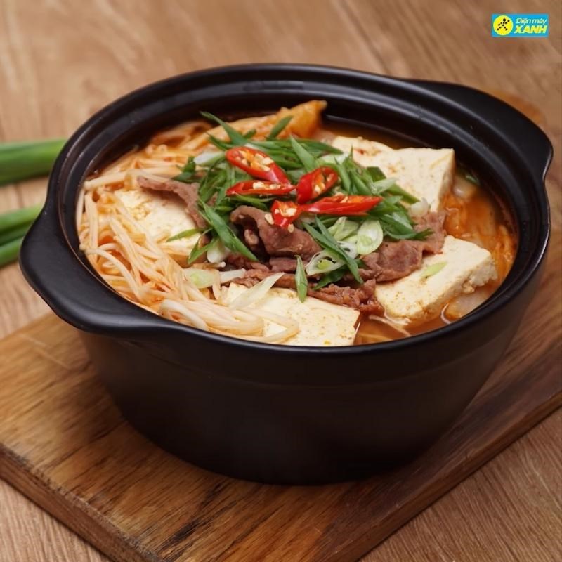 Bước 6 Thành phẩm Canh kim chi thịt bò