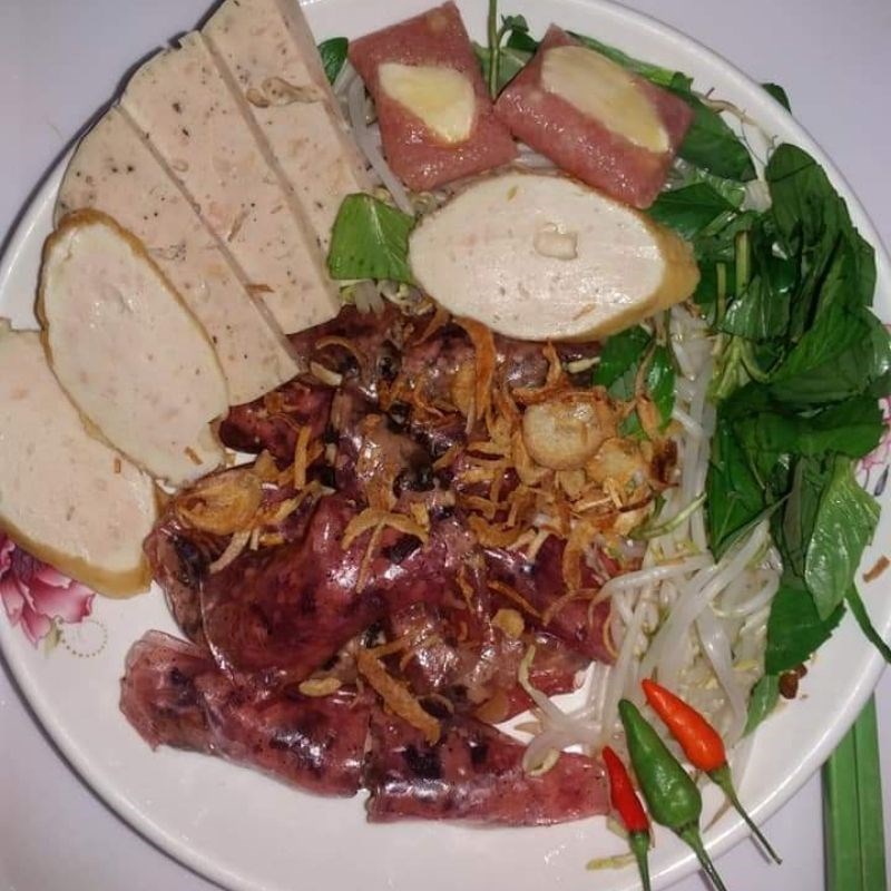 Bước 4 Thành phẩm Bánh cuốn nhân thịt bằng bánh tráng