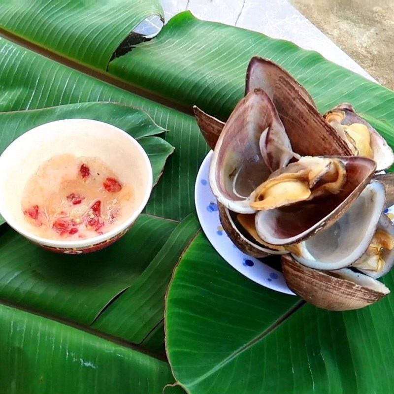 Bước 4 Thành phẩm Sò sữa nướng mọi