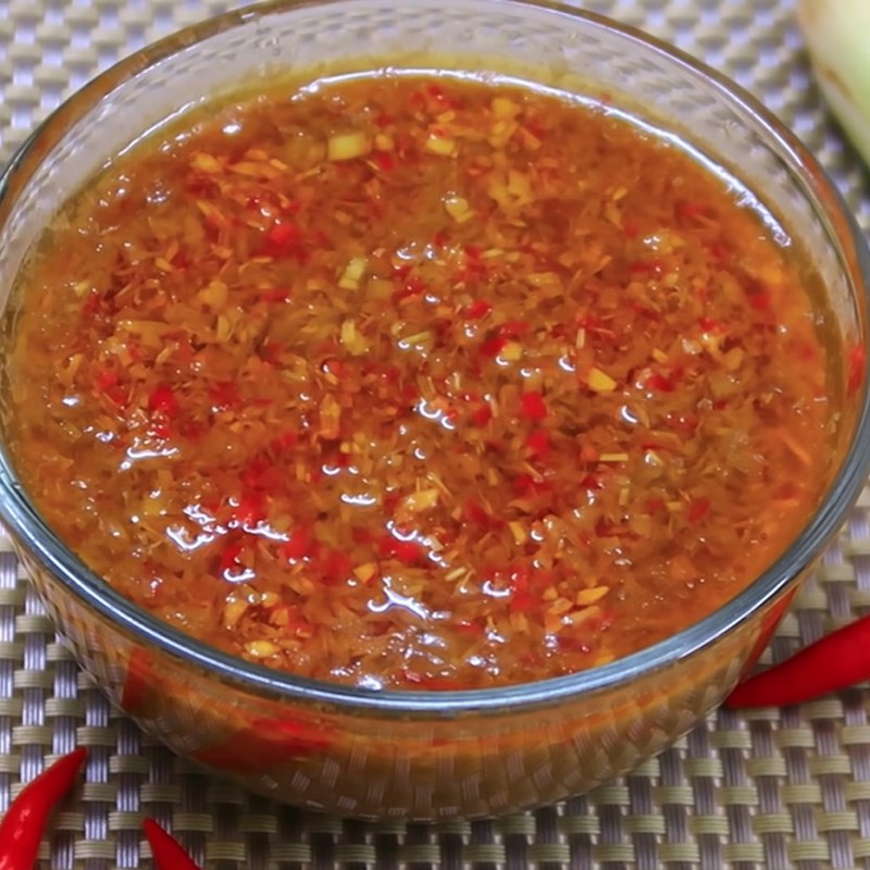 Bước 3 Thành phẩm Nước chấm mắm nêm với sả chanh