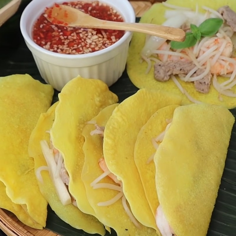 Bước 7 Thành phẩm Bánh xèo bằng bánh tráng