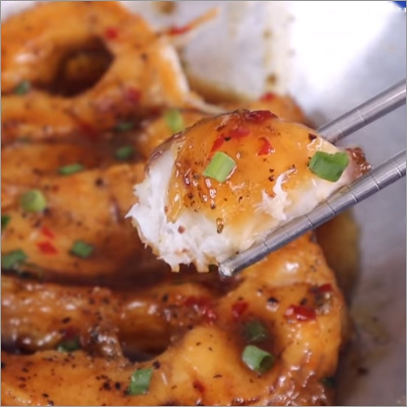 Bước 4 Thành phẩm Cá diêu hồng kho tiêu