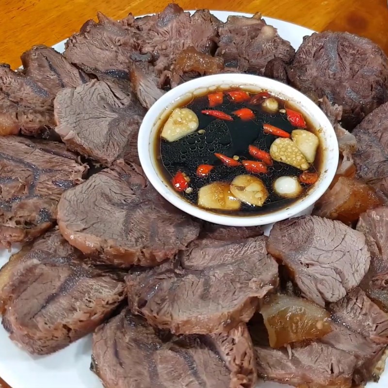 Bước 5 Thành phẩm Bắp bò hầm xì dầu