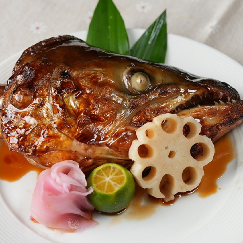 Bước 5 Thành phẩm Đầu cá hồi nướng sốt Teriyaki