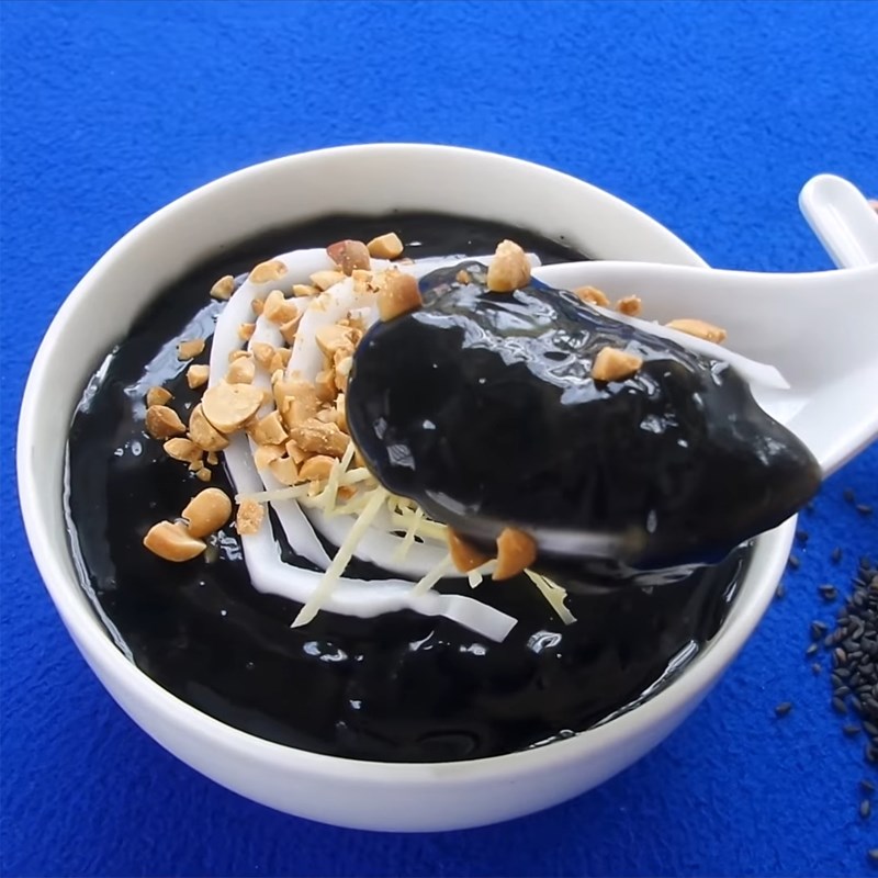 Bước 6 Thành phẩm Chè mè đen dừa