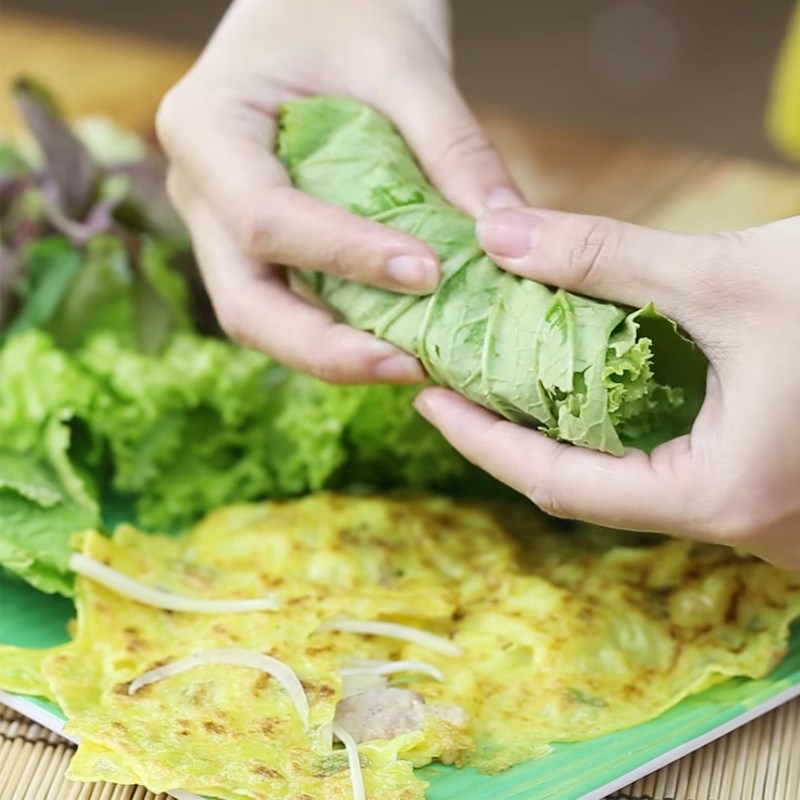 Bước 6 Thành phẩm Bánh xèo tôm thịt