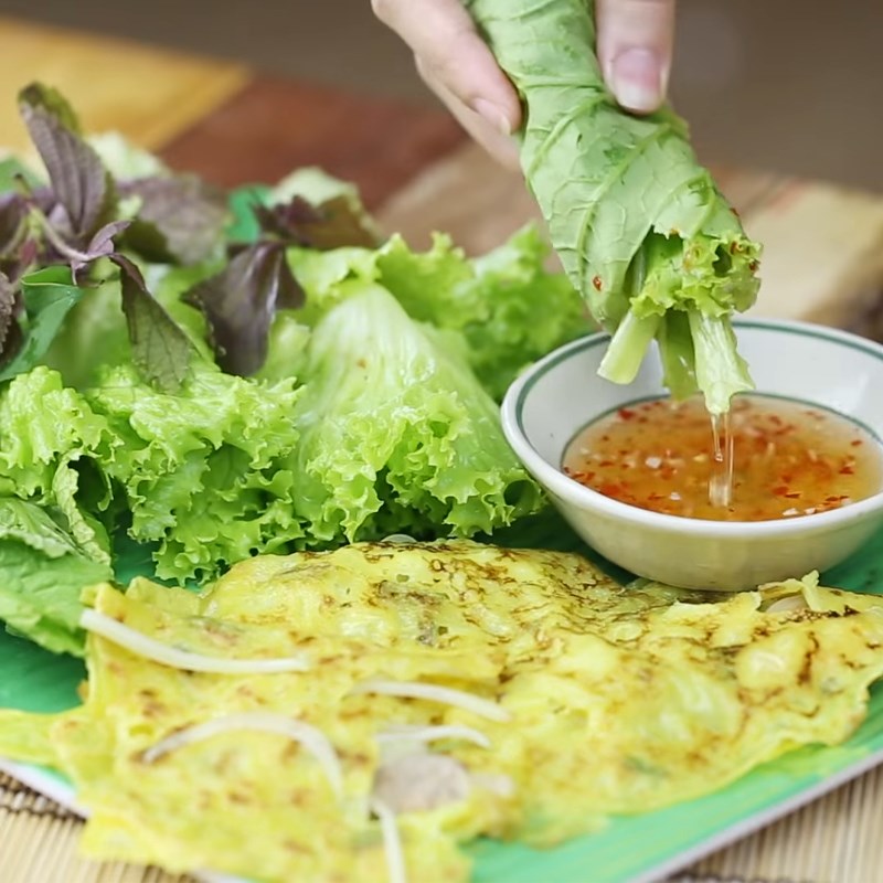 Bước 6 Thành phẩm Bánh xèo tôm thịt