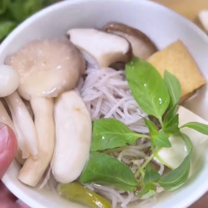 Bước 5 Thành phẩm Lầu nấm lá é