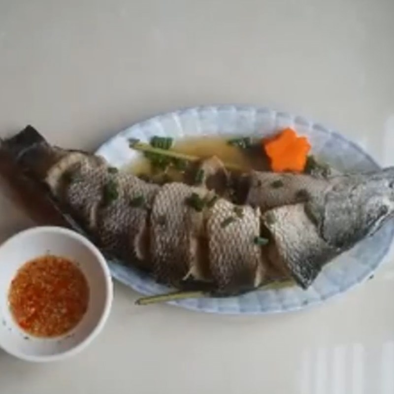 Bước 4 Thành phẩm Cá lóc hấp sả