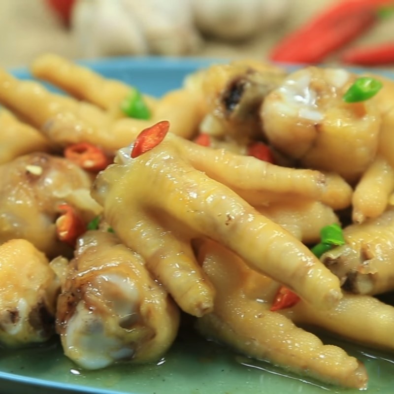 Bước 3 Thành phẩm Chân gà xào giấm ớt
