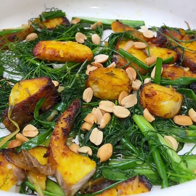 Bước 5 Thành phẩm Chả cá Lã Vọng (Công thức được chia sẻ từ TikTok Cách Nấu Ngon cùng Cách Nấu Ngon)