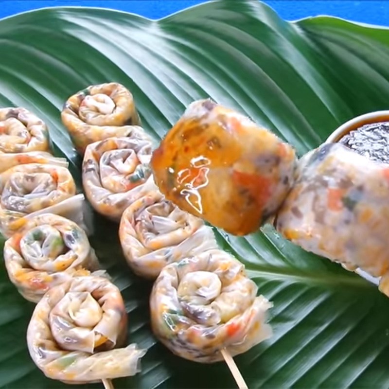 Bước 5 Thành phẩm Bánh tráng lụi Tây Nguyên