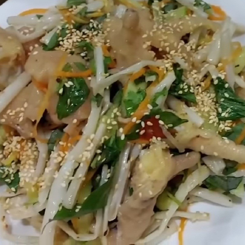 Bước 5 Thành phẩm Gỏi chân gà ngó sen