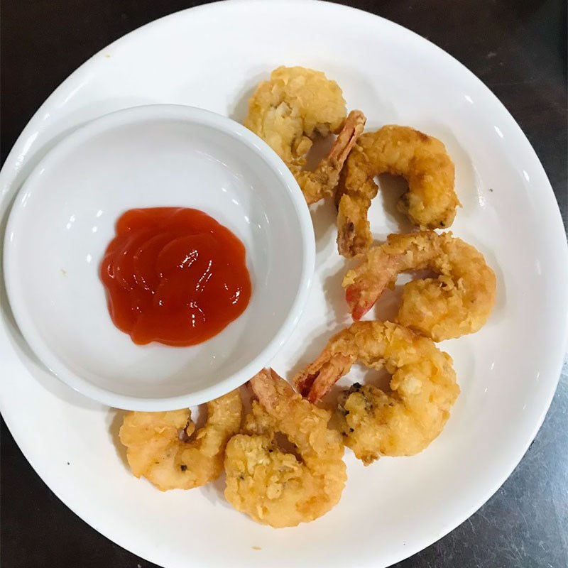 Bước 5 Thành phẩm Tôm chiên bột mì