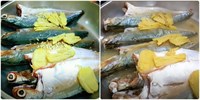 Bước 4 Hấp cá Cá bạc má hấp gừng cuốn bánh tráng