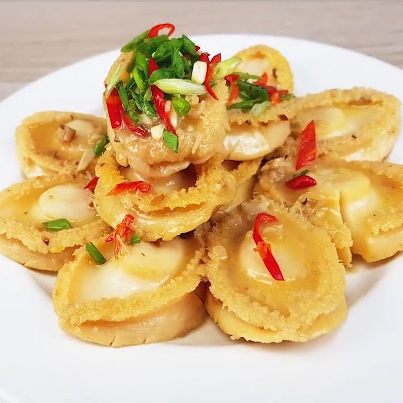 Bước 4 Thành phẩm Bào ngư chiên bơ