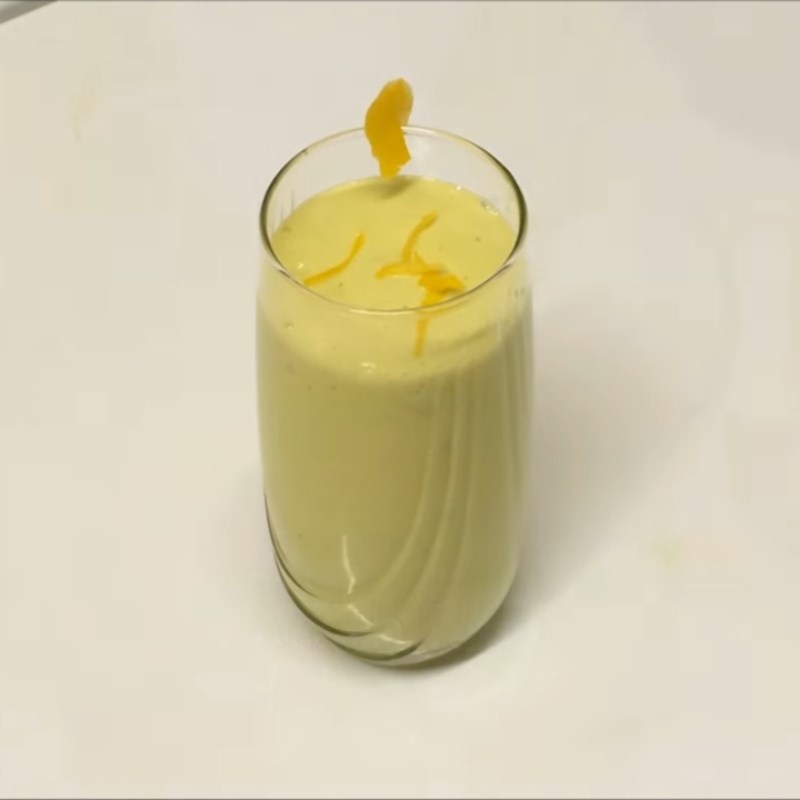 Bước 3 Thành phẩm Sinh tố chanh bơ