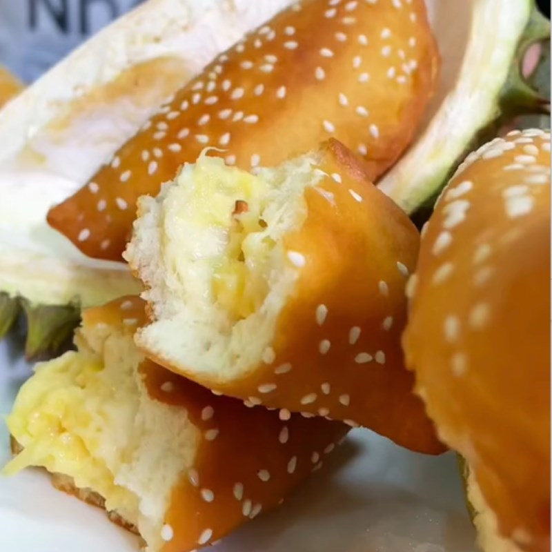 Bước 5 Thành phẩm Bánh tiêu sầu riêng (Công thức được chia sẻ từ Tiktok Cách Nấu Ngon cùng Cách Nấu Ngon)