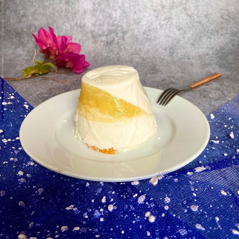 Bước 4 Thành phẩm Panna cotta cam tươi