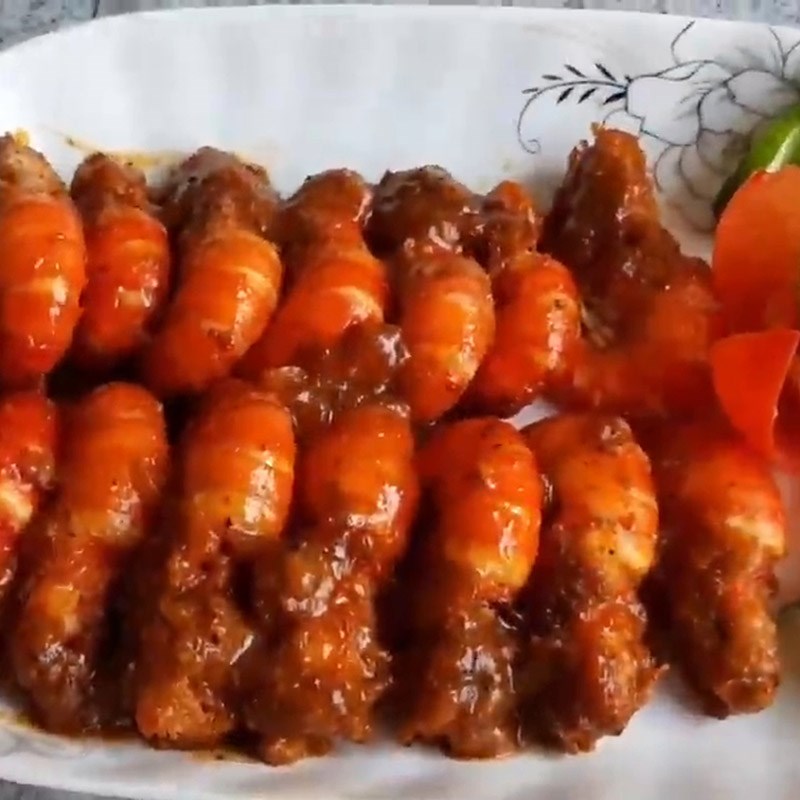 Bước 3 Thành phẩm Tôm rim chua ngọt