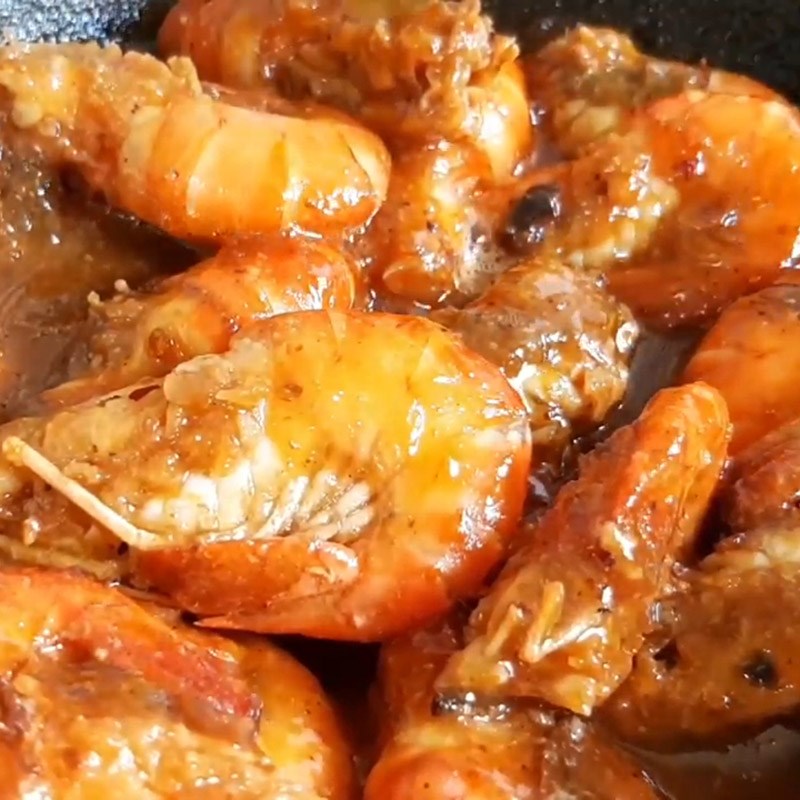Bước 3 Thành phẩm Tôm rim chua ngọt