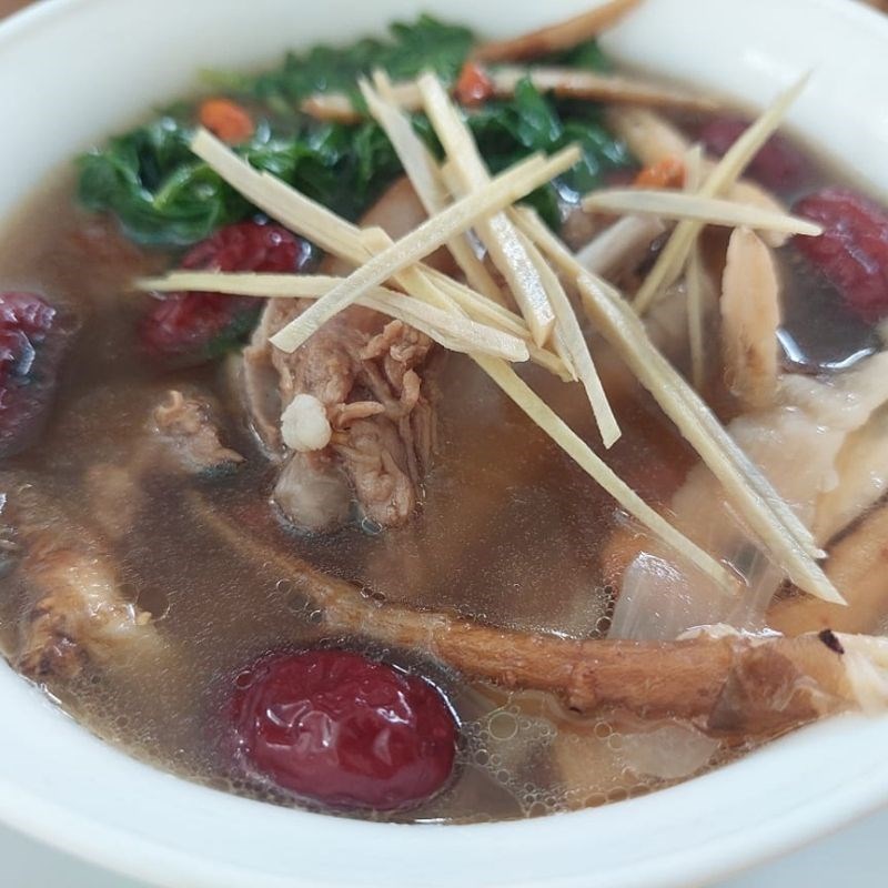 Bước 5 Thành phẩm Sườn dê hầm thuốc bắc ngải cứu