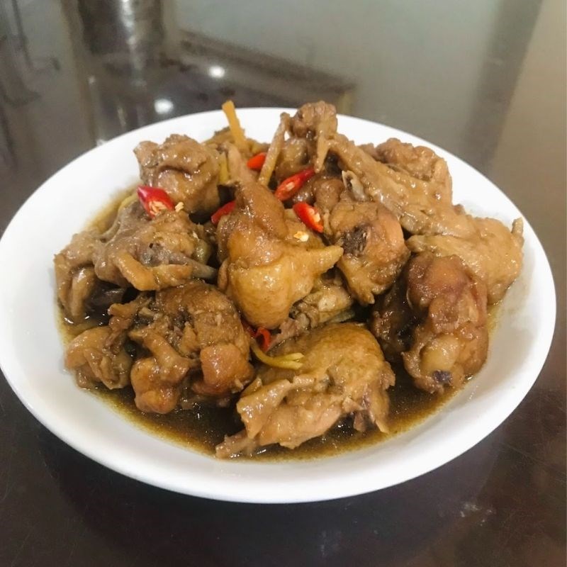 Bước 4 Thành phẩm Cánh gà kho gừng