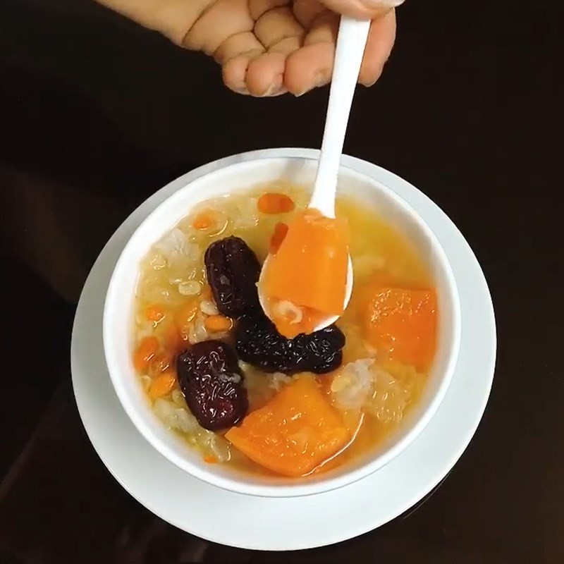Bước 5 Thành phẩm Chè đu đủ tiềm