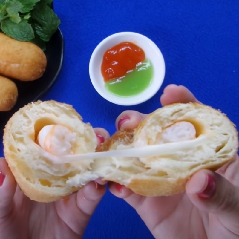 Bước 7 Thành phẩm Tôm bọc phô mai chiên giòn