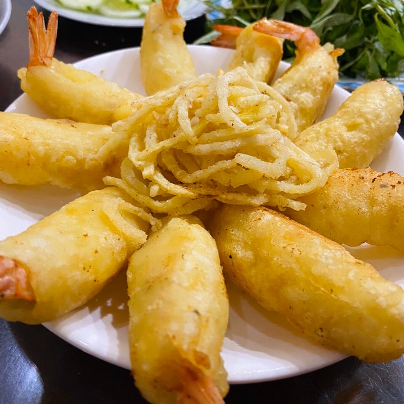 Bước 6 Thành phẩm Tôm chiên khoai tây