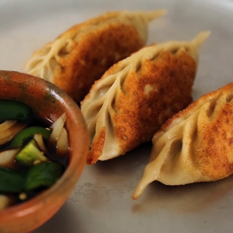 Bước 6 Thành phẩm Bánh xếp mandu nhân kim chi Hàn Quốc