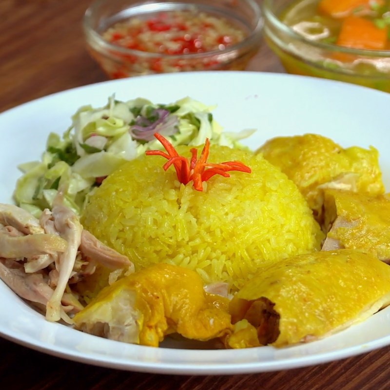 Bước 7 Thành phẩm Cơm gà
