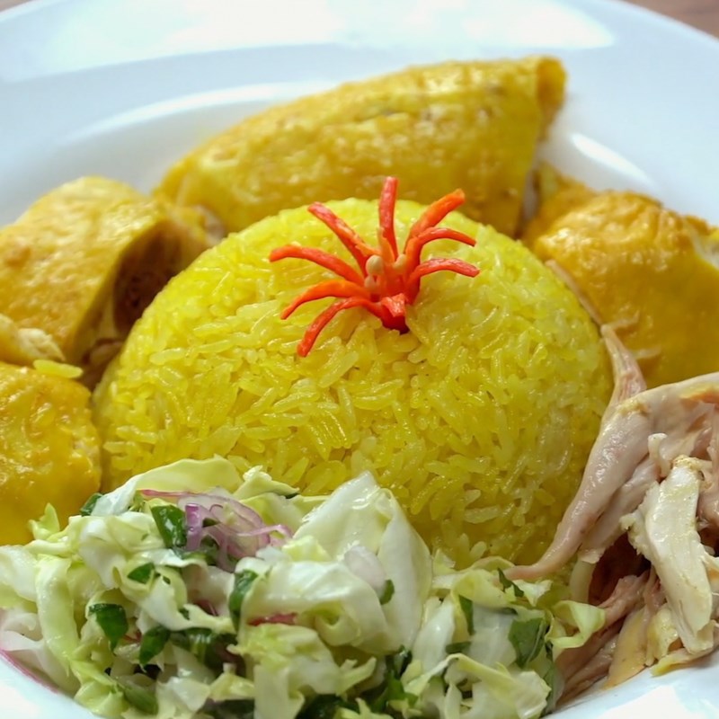 Bước 7 Thành phẩm Cơm gà