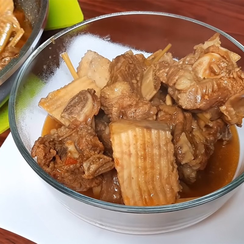 Bước 5 Thành phẩm Sườn bò hầm sả