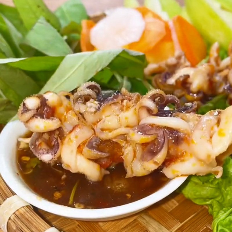 Bước 3 Thành phẩm Mực nướng sa tế (Công thức được chia sẻ từ TikTok Cách Nấu Ngon cùng Cách Nấu Ngon)
